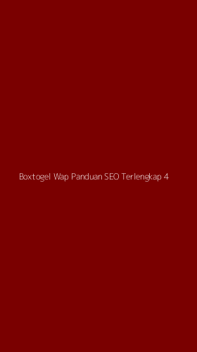 Tampilan Antarmuka Aplikasi Boxtogel Wap Panduan Seo Terlengkap - 4