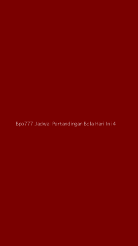 Tampilan Antarmuka Aplikasi Bpo777 Jadwal Pertandingan Bola Hari Ini - 4