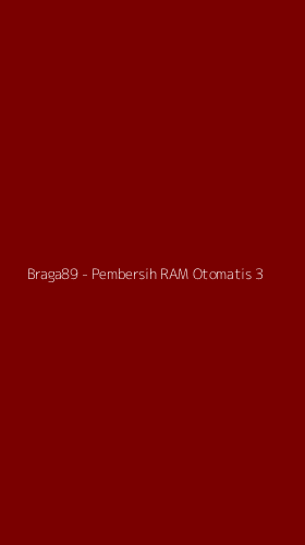 Tampilan Antarmuka Aplikasi Braga89 - Pembersih RAM Otomatis - 3