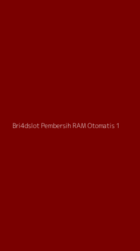 Tampilan Antarmuka Aplikasi Bri4dslot Pembersih Ram Otomatis - 1
