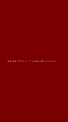 Tampilan Antarmuka Aplikasi Brokertogel Apk Portal Informasi Game Online Terupdate - 1