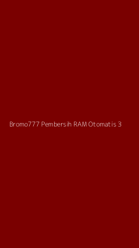 Tampilan Antarmuka Aplikasi Bromo777 Pembersih Ram Otomatis - 3