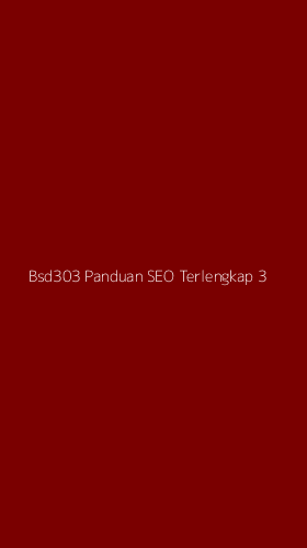 Tampilan Antarmuka Aplikasi Bsd303 Panduan Seo Terlengkap - 3