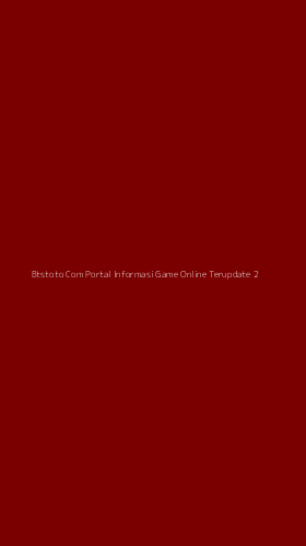 Tampilan Antarmuka Aplikasi Btstoto Com Portal Informasi Game Online Terupdate - 2