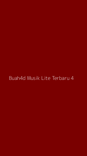 Tampilan Antarmuka Aplikasi Buah4d Musik Lite Terbaru - 4