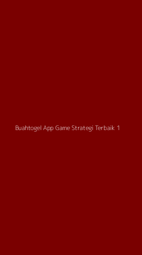 Tampilan Antarmuka Aplikasi Buahtogel App Game Strategi Terbaik - 1