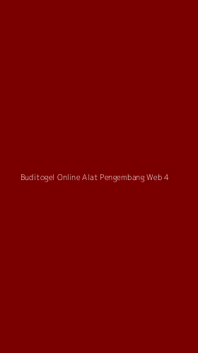 Tampilan Antarmuka Aplikasi Buditogel Online Alat Pengembang Web - 4