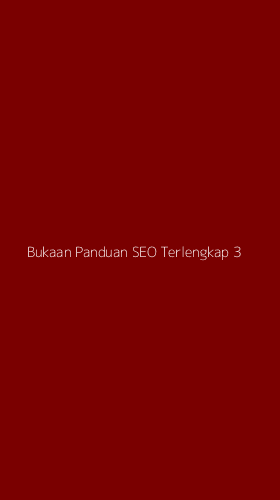 Tampilan Antarmuka Aplikasi Bukaan Panduan Seo Terlengkap - 3