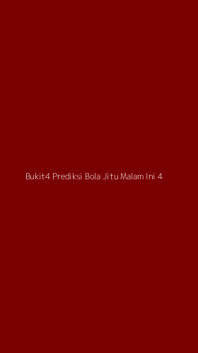 Tampilan Antarmuka Aplikasi Bukit4 Prediksi Bola Jitu Malam Ini - 4
