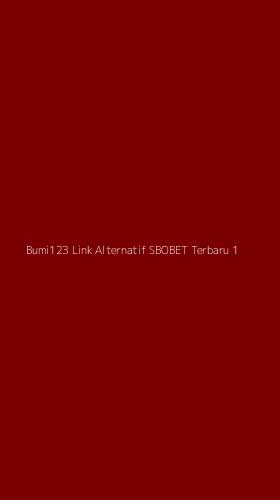 Tampilan Antarmuka Aplikasi Bumi123 Link Alternatif Sbobet Terbaru - 1