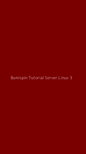 Tampilan Antarmuka Aplikasi Bumispin Tutorial Server Linux - 3