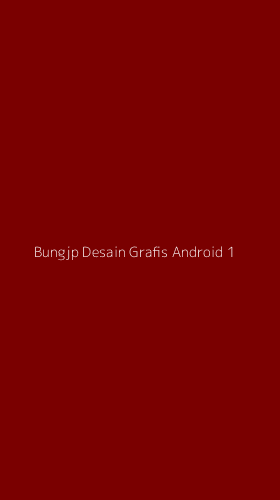 Tampilan Antarmuka Aplikasi Bungjp Desain Grafis Android - 1