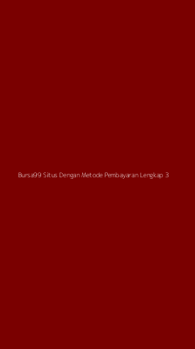 Tampilan Antarmuka Aplikasi Bursa99 Situs Dengan Metode Pembayaran Lengkap - 3