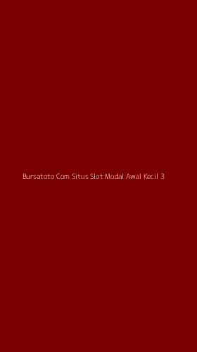 Tampilan Antarmuka Aplikasi Bursatoto Com Situs Slot Modal Awal Kecil - 3