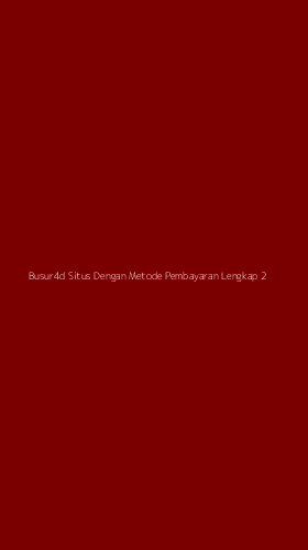 Tampilan Antarmuka Aplikasi Busur4d Situs Dengan Metode Pembayaran Lengkap - 2