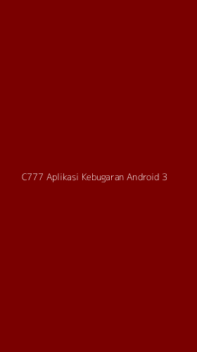 Tampilan Antarmuka Aplikasi C777 Aplikasi Kebugaran Android - 3