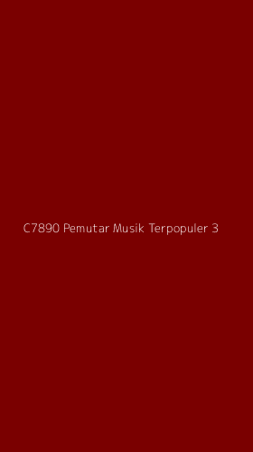Tampilan Antarmuka Aplikasi C7890 Pemutar Musik Terpopuler - 3
