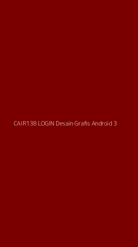 Tampilan Antarmuka Aplikasi Cair138 Login Desain Grafis Android - 3