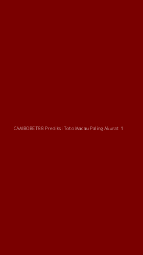 Tampilan Antarmuka Aplikasi Cambobet88 Prediksi Toto Macau Paling Akurat - 1