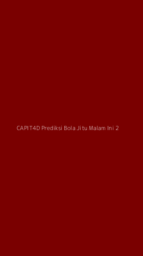 Tampilan Antarmuka Aplikasi Capit4d Prediksi Bola Jitu Malam Ini - 2