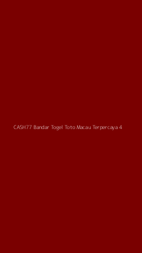 Tampilan Antarmuka Aplikasi Cash77 Bandar Togel Toto Macau Terpercaya - 4