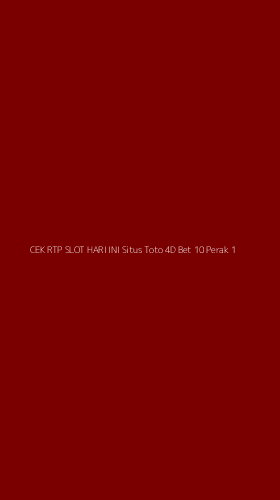 Tampilan Antarmuka Aplikasi Cek Rtp Slot Hari Ini Situs Toto 4d Bet 10 Perak - 1