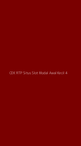 Tampilan Antarmuka Aplikasi Cek Rtp Situs Slot Modal Awal Kecil - 4