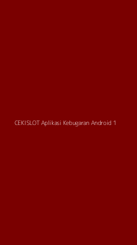 Tampilan Antarmuka Aplikasi Cekislot Aplikasi Kebugaran Android - 1
