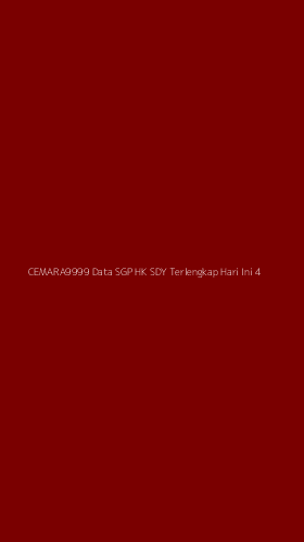 Tampilan Antarmuka Aplikasi Cemara9999 Data Sgp Hk Sdy Terlengkap Hari Ini - 4