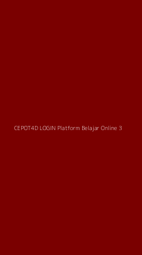 Tampilan Antarmuka Aplikasi Cepot4d Login Platform Belajar Online - 3