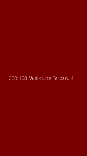 Tampilan Antarmuka Aplikasi Ceri168 Musik Lite Terbaru - 4