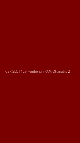 Tampilan Antarmuka Aplikasi Cerislot123 Pembersih Ram Otomatis - 2