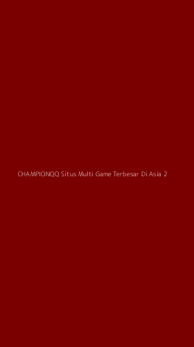 Tampilan Antarmuka Aplikasi Championqq Situs Multi Game Terbesar Di Asia - 2