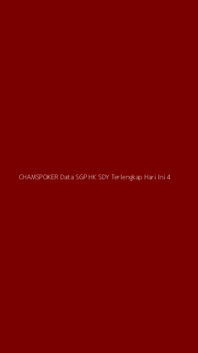 Tampilan Antarmuka Aplikasi Chamspoker Data Sgp Hk Sdy Terlengkap Hari Ini - 4