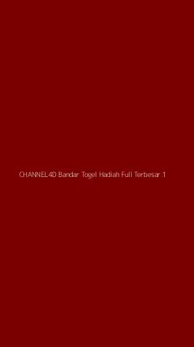 Tampilan Antarmuka Aplikasi Channel4d Bandar Togel Hadiah Full Terbesar - 1