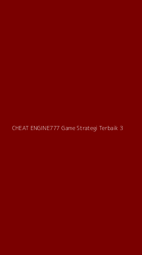 Tampilan Antarmuka Aplikasi Cheat Engine777 Game Strategi Terbaik - 3