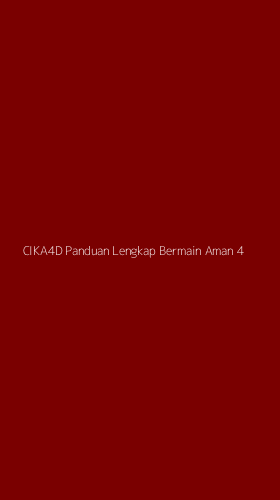 Tampilan Antarmuka Aplikasi Cika4d Panduan Lengkap Bermain Aman - 4