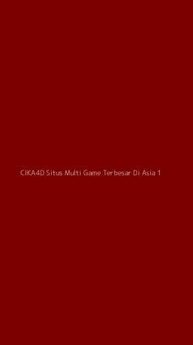 Tampilan Antarmuka Aplikasi Cika4d Situs Multi Game Terbesar Di Asia - 1