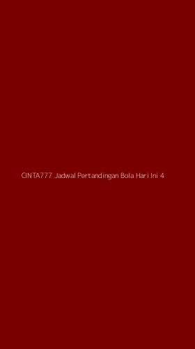 Tampilan Antarmuka Aplikasi Cinta777 Jadwal Pertandingan Bola Hari Ini - 4