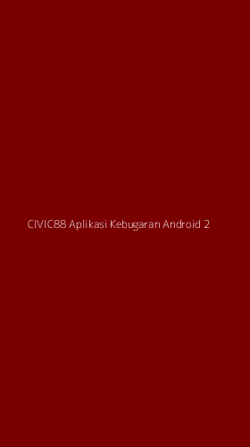 Tampilan Antarmuka Aplikasi Civic88 Aplikasi Kebugaran Android - 2