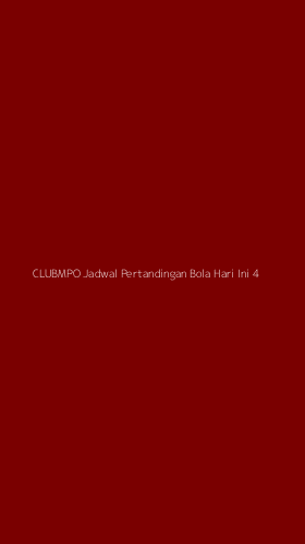 Tampilan Antarmuka Aplikasi Clubmpo Jadwal Pertandingan Bola Hari Ini - 4
