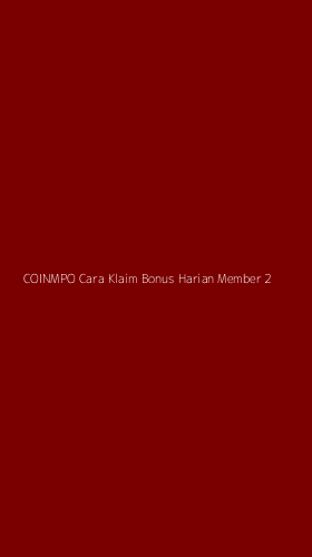 Tampilan Antarmuka Aplikasi Coinmpo Cara Klaim Bonus Harian Member - 2