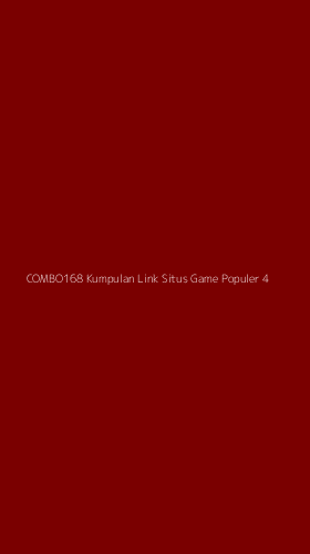 Tampilan Antarmuka Aplikasi Combo168 Kumpulan Link Situs Game Populer - 4