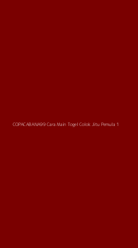 Tampilan Antarmuka Aplikasi Copacabana99 Cara Main Togel Colok Jitu Pemula - 1