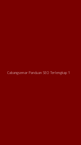 Tampilan Antarmuka Aplikasi Cabangsemar Panduan Seo Terlengkap - 1