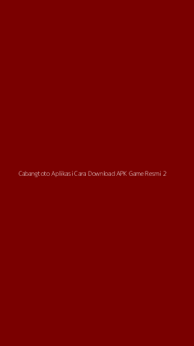 Tampilan Antarmuka Aplikasi Cabangtoto Aplikasi Cara Download Apk Game Resmi - 2
