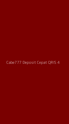 Tampilan Antarmuka Aplikasi Cabe777 Deposit Cepat Qris - 4