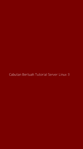 Tampilan Antarmuka Aplikasi Cabutan Bertuah Tutorial Server Linux - 3