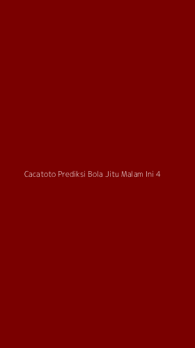 Tampilan Antarmuka Aplikasi Cacatoto Prediksi Bola Jitu Malam Ini - 4
