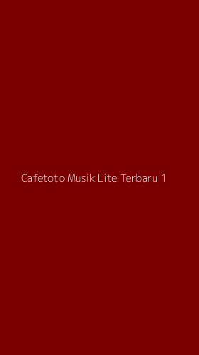 Tampilan Antarmuka Aplikasi Cafetoto Musik Lite Terbaru - 1